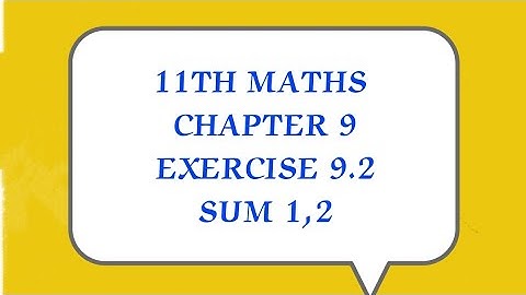 TN CLASS 11TH MATHS/CHAPTER 9/LIMITS AND CONTINUITY/EXERCISE 9.2  SUM 1,2(@MATHS STUDENT)