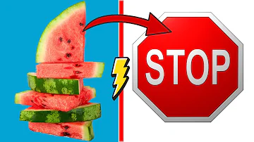 Was macht man mit Wassermelone die nicht schmeckt?