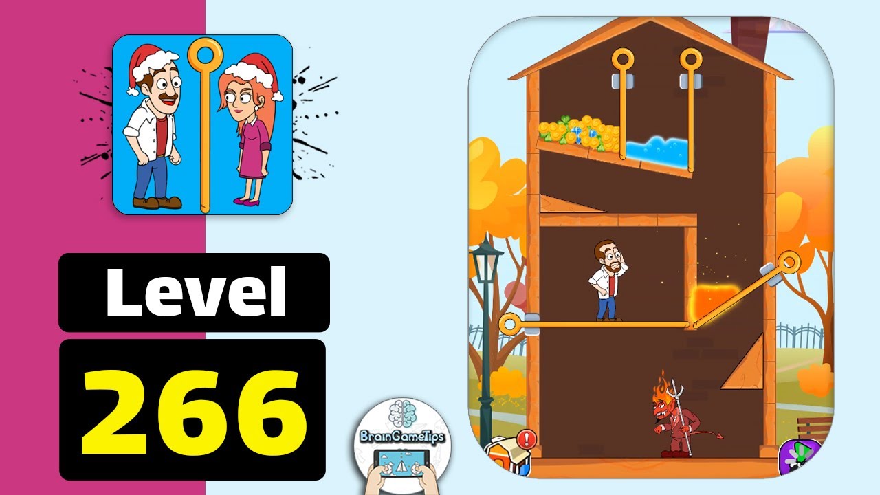 Home Pin: Pull The Pin Puzzle - Level 266 Walkthrough