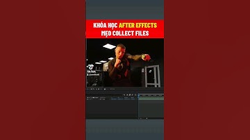 🔥🔥🔥Mẹo Collect File trong After Effects #aftereffects #shorts