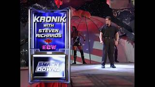 Kronik W Steven Richards Vs Kaientai wwf Smackdown 92001