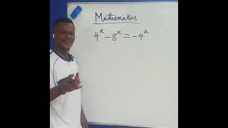 Tricky exponential equation made easy