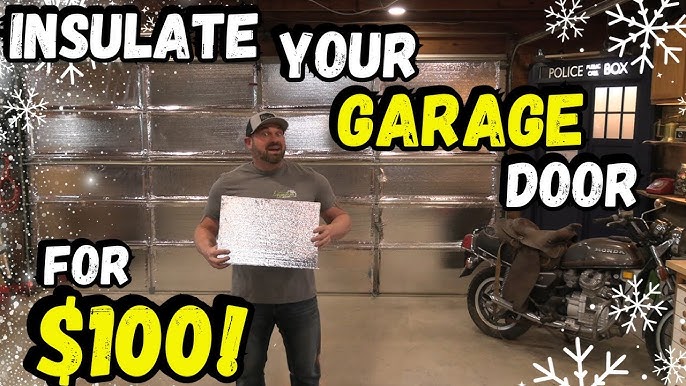 How to Insulate Garage Door for Cheap!!! Foam Board w/ Double Radiant  Barrier 