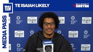 Isaiah Likely on Jaxson Dart: "Excited to get out there and play with him" | New York Giants