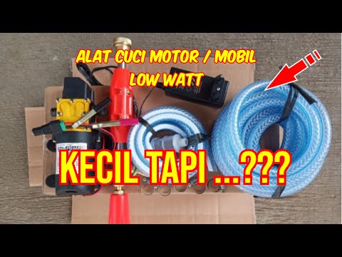 Cara membuat mesin cuci motor / mobil portable. 