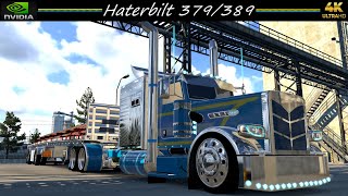 *Haterbilt Peterbilt 379/389* Rebar Haul Sacramento to Oakland ATS 4K 1.49