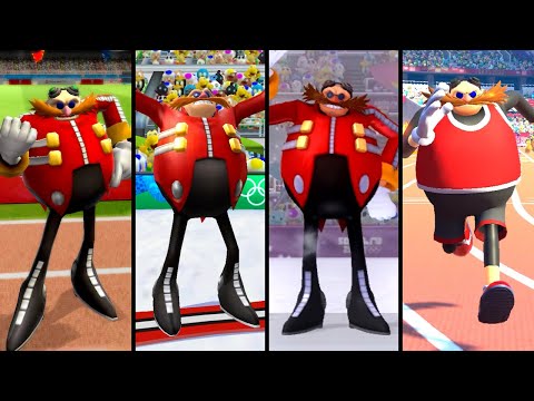 Evolution Of Eggman In Mario Sonic 2007 2022