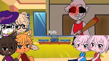 Piggy characters react to piggy memes  P3  Memes are not mine!