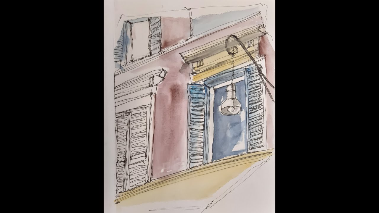 Rom Simple Line Drawing #79:Fenster in Rom ONE Line Drawing - YouTube