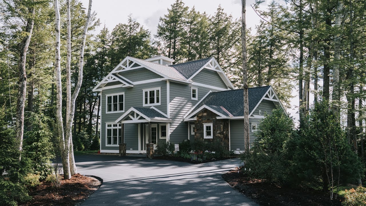 Sebec Lake House Cinematic Real Estate Video YouTube