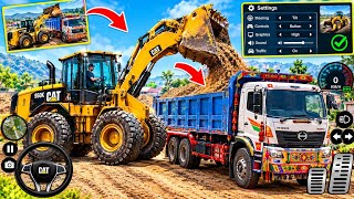 Loading a Truck with a Heavy Machine 🚜 | Construction Simulator Game screenshot 1