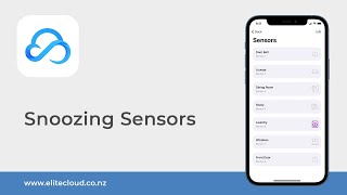 EliteCloud App - Snoozing Sensors