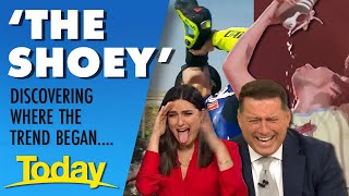 Karl In Tears After Man Behind The Shoey Reveals How The Trend Began Today Show Australia