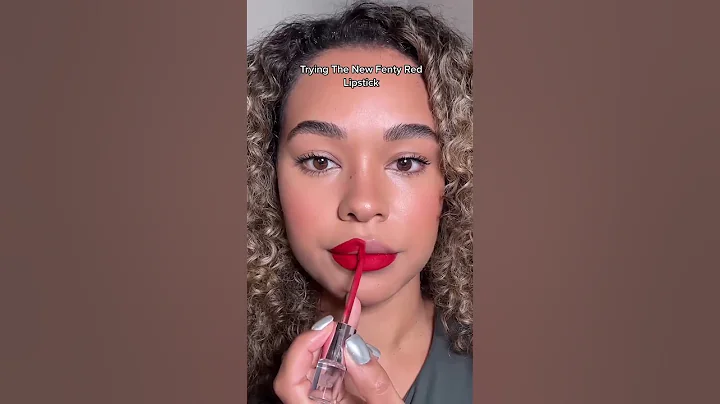How to apply Fenty Icon Velvet Liquid Lipstick Purrrfectly 😍 “The MVP” Try On with @bexcxmpbell💋