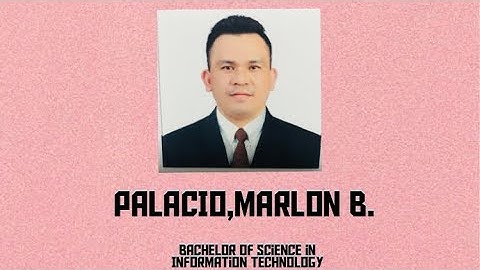PALACIO,Marlon B.|LABORATORY EXERCISE 012|Computer Programming