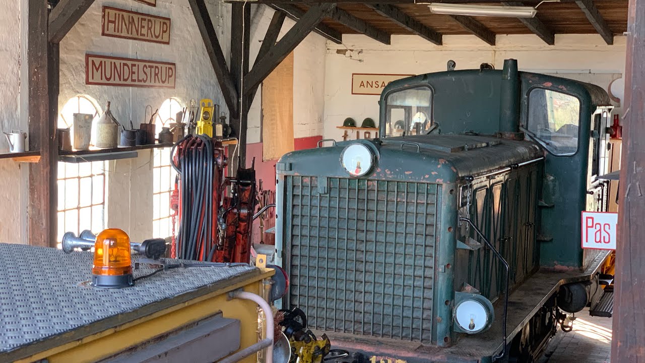 På besøg på Djurslands Jernbanemuseum