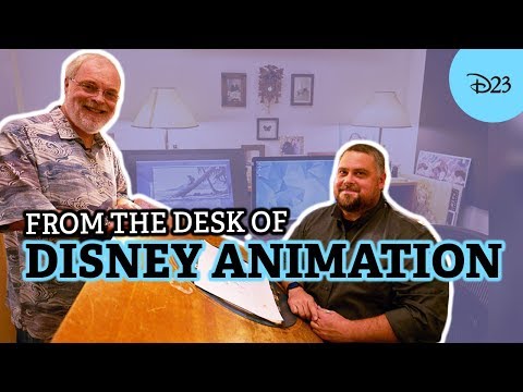 You Need To Hear The Story Behind This Disney Animation Desk