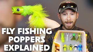 Fly Fishing POPPERS Explained (Fly Fishing For Smallmouth Bass)