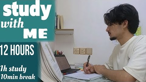 جلسة انجاز |خلص كل التراكمات الي عندك وياي ادرس معي 12 ساعة/study with me 12 hours pomodoro technic