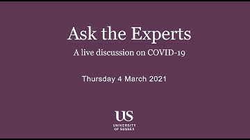 Ask the Experts - Discussion on COVID-19