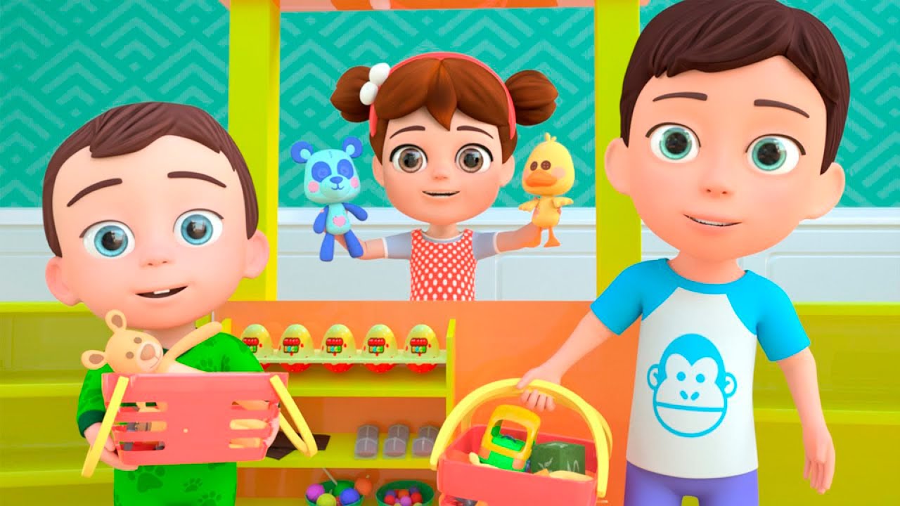 Grocery Song Shopping Song and MORE Educational Nursery Rhymes & Kids