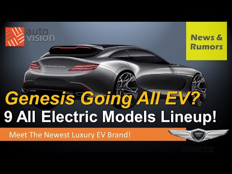 Genesis Will Become A Full Lineup EV Brand with 9 Battery Electric and Hydrogen Fuel Cell EVs!