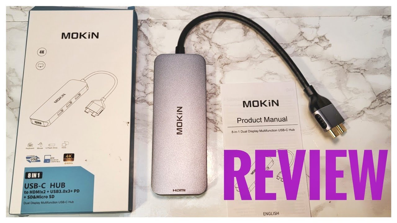 MOKIN 8 IN 1 MacBook Pro Adapter USB C Hub – Mokin