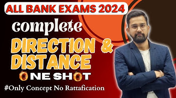 All Bank Exams 2024 | Complete Direction And Distance Reasoning in One Shot| Reasoning By Sanjay Sir