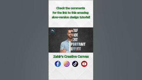 Half Face Text Portrait Effect in Photoshop – Step-by-Step Tutorial #shorts