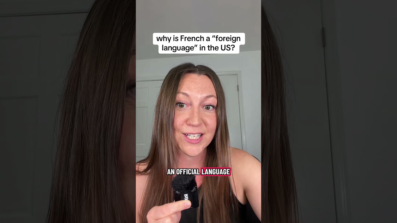 Why is French considered a foreign language? #french #usa #american #learnfrench #languages