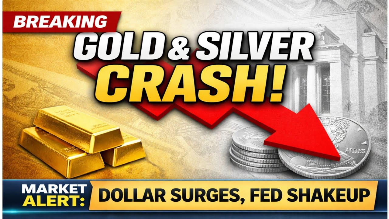 Gold & Silver Prices Crash Strong Dollar & Fed Shift Explained - YouTube