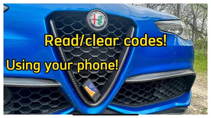 Alfa Romeo Giulia Stelvio Read and clear codes using your iPhone/ android