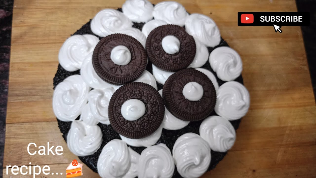 Less Cake Egg less cake, without oven, without cake tools, with oreo biscuit ...
