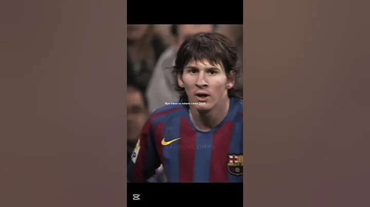 messi vs roberto carlos ☠️. He came back a year later more deadly 👽🐐 #messi #barcelona #realmadrid