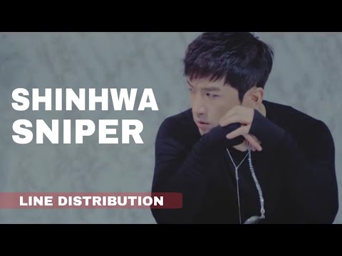SHINHWA - Sniper | Line Distribution (Color Coded)
