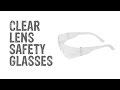 Clear lens safety glasses  gme supply