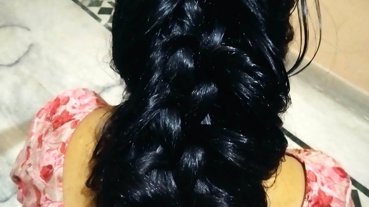 shauth Indian bride and heavy hair oiling and perfect champi long hair main silky smooth or combing