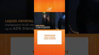 [ALTA MEDIA] Transparent Multi-touch OLED Standee – Premium Display for Premium Brands