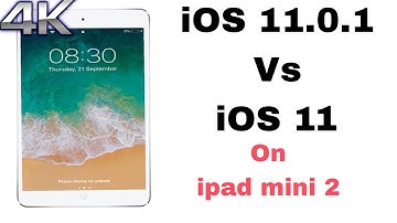 iOS 11.0.1 vs iOS 11 on iPad Mini 2 speed test | Geekbench test