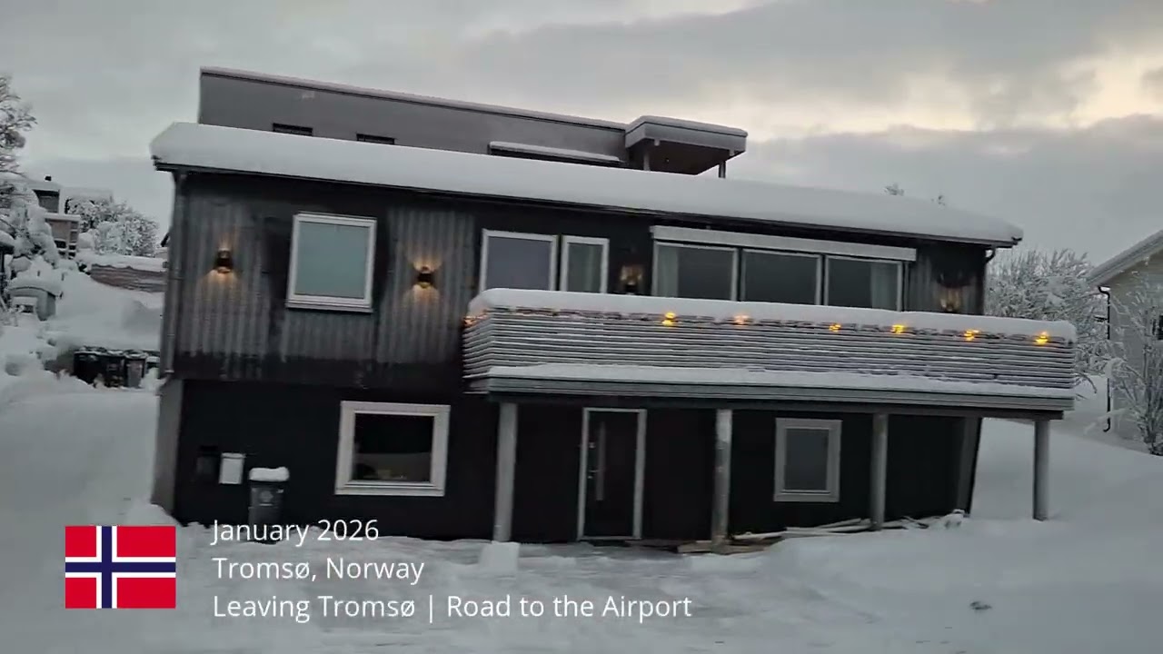 Tromsø, Norway /// Leaving Tromsø | Road to the Airport /// Vodo Travel
