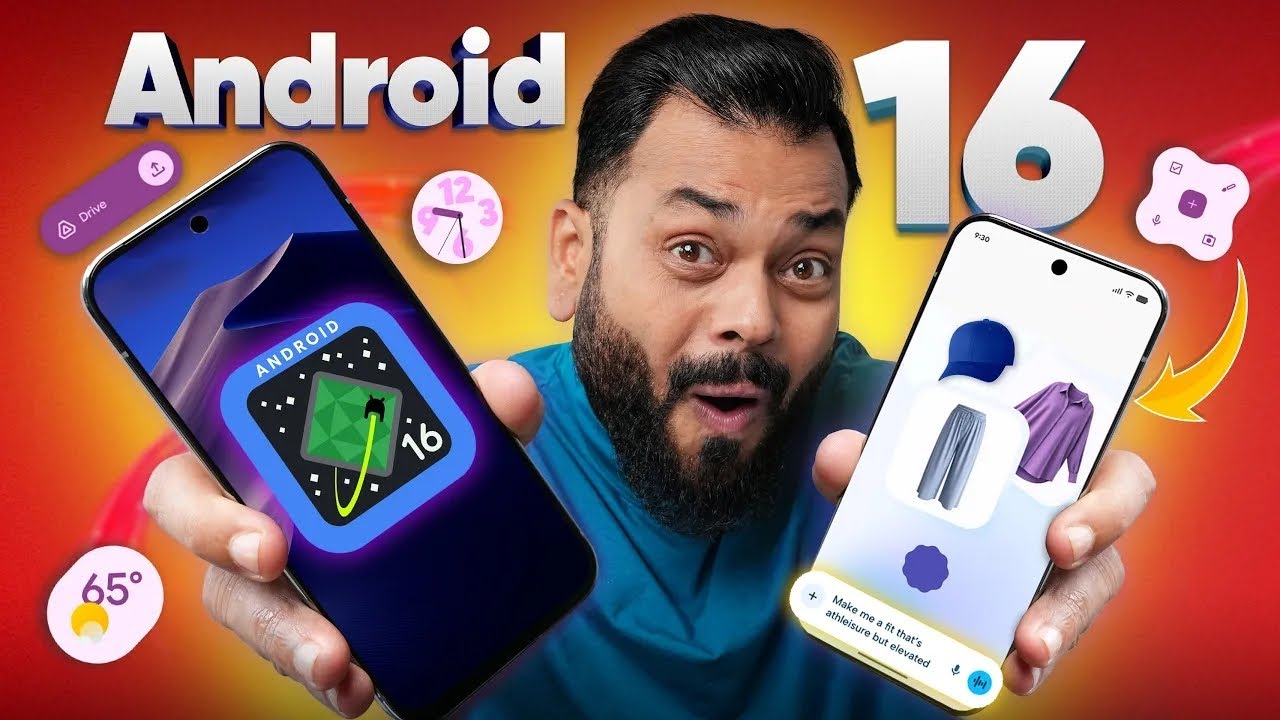 Android 16 x Material 3 First Look ⚡ BIGGEST UI Change Yet? 🤯 - YouTube