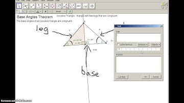 CHS Math Base Angles Theorem
