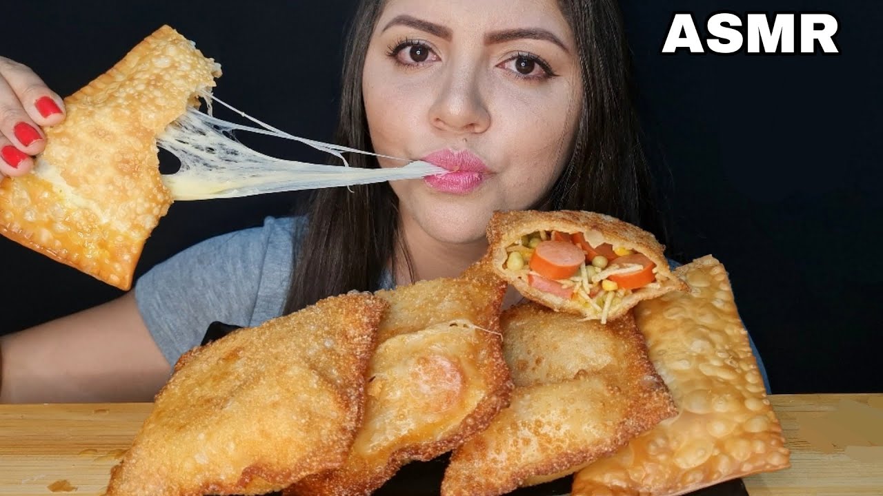 ASMR COMIDA - PASTEL DE CACHORRO QUENTE (MUKBANG) SONS DE MASTIGAÇÃO