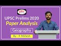 G.S. Paper 1 (Geography) Prelims 2020 I Paper Analysis by Sh. P. Mahesh