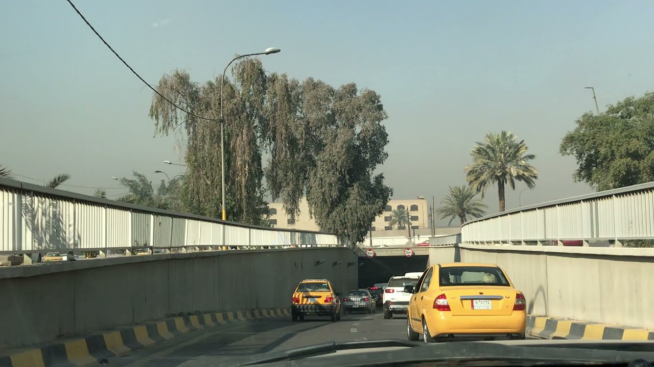 جولة في بغداد نفق الزيتون يوم جميل