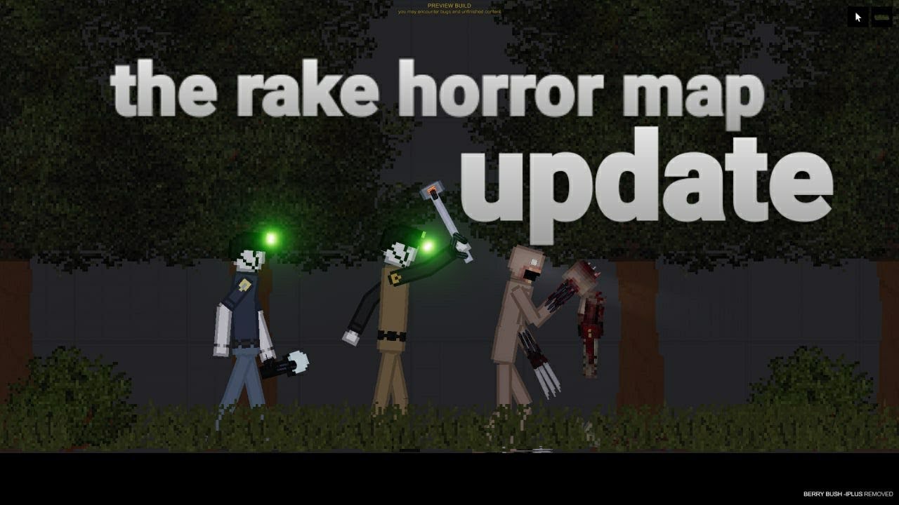 THE RAKE horror map UPDATE (in people playground) 