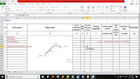 Bar Bending Schedule Closure & Rate Analysis. Last Day Class of Estimation & Costing.