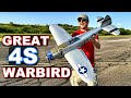 HIGH PERFORMANCE WARBIRD!!! - E-Flite P-47 Razorback 1.2m RC Plane