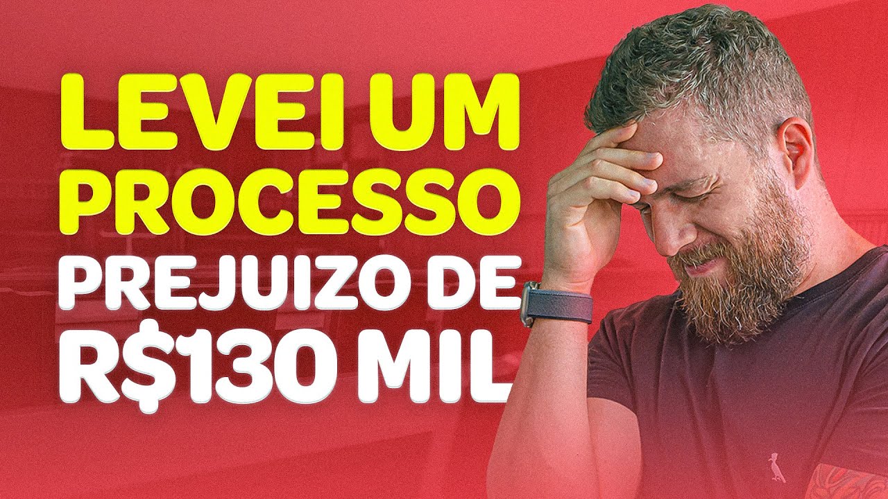 LEVEI UM PROCESSO NO MERCADO LIVRE - TOMEM CUIDADO