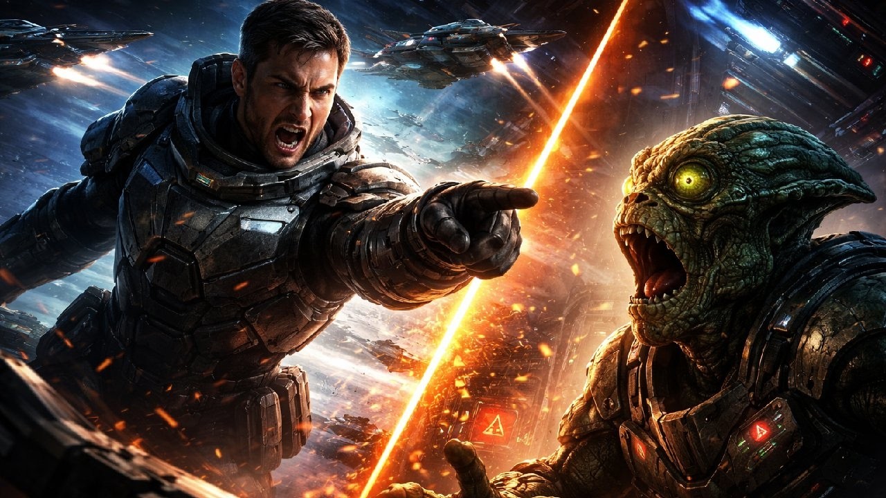 Alien Fleets Followed Orders — Human Fleets Followed Intent | Sci-Fi Verse Action